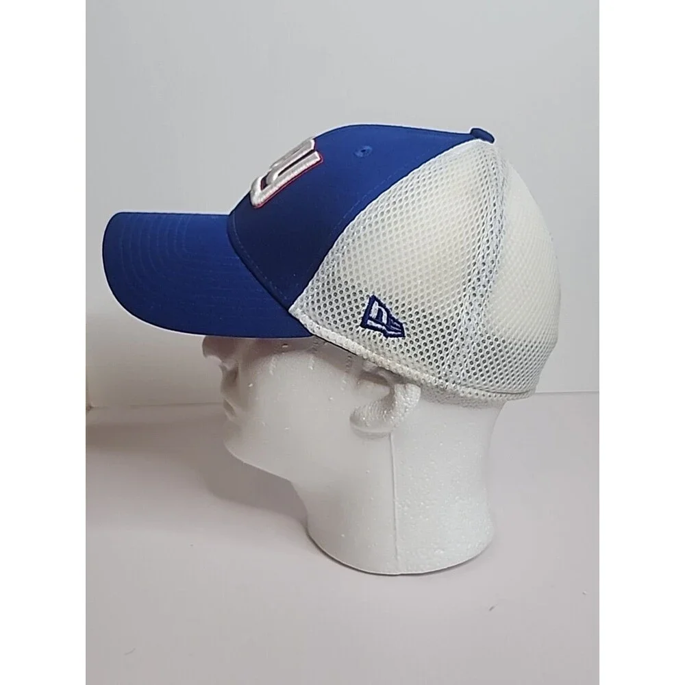 New York Giants New Era 39Thirty Hat Cap Blue White Size Small/ Medium EUC